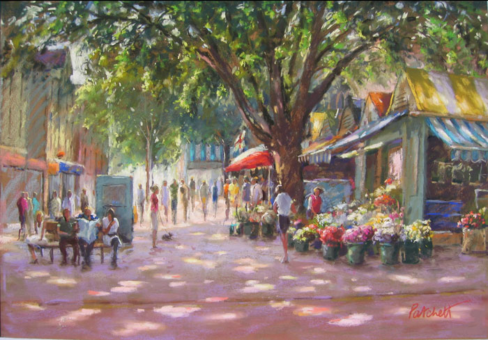 Norwich Market finished painting