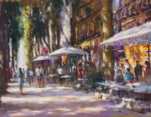 The Cours Mirabeau, Aix en Provence