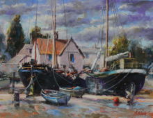 Barges at Pin Mill